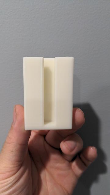 Rafter square holder (Sy's peglock system) 3D model thumbnail