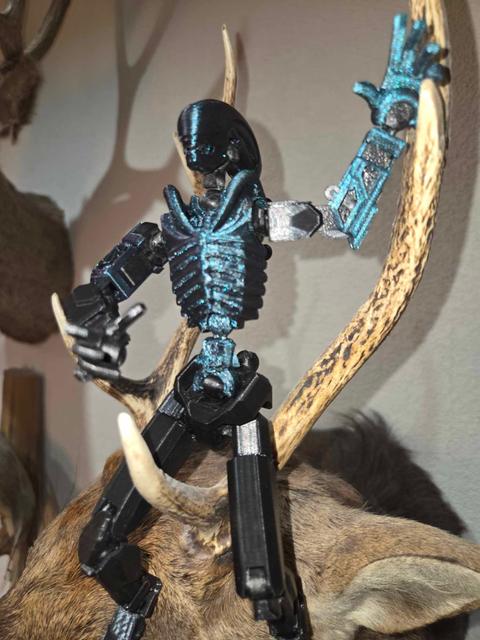 dummy 13 Xenomorph body and head Added arms! 3D model thumbnail