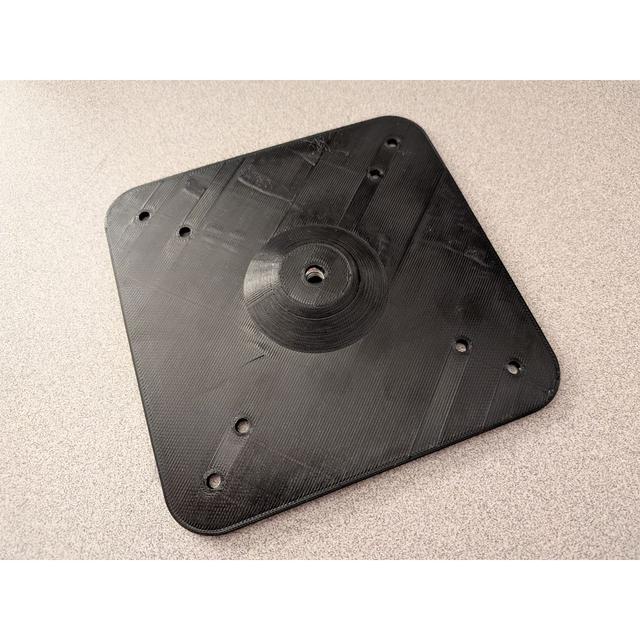 100mm-75mm VESA to 1/4"-20 Tripod Screw Mounting Plate 3D model thumbnail