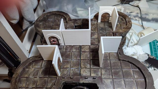 Plain Modular Terrain Walls (DND / TTRPG) 3D model thumbnail