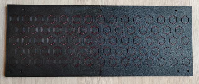 Printable rear enclosure panel for E3NG v1.2 3D model thumbnail
