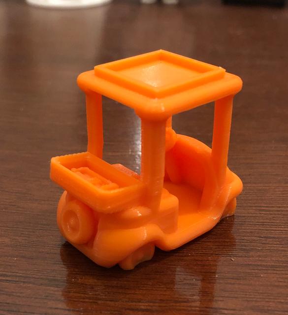 4 Flat Tires and only one spare E3D Buggy 3D model thumbnail