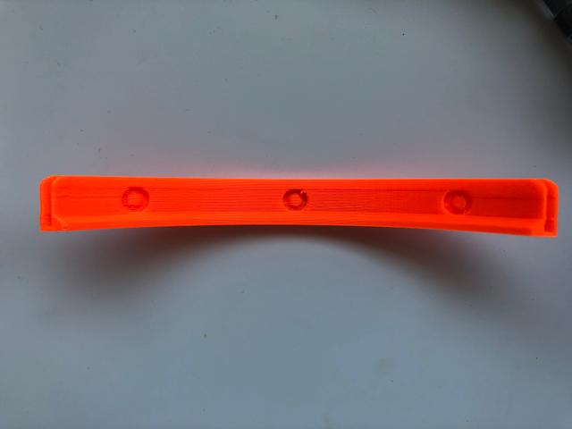 No Overhang Face Shield Bottom Reinforcement for Prusa Face Shield 3D model thumbnail