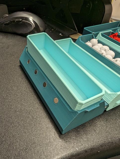 Flush insert for Rollup Dice Box 3D model thumbnail