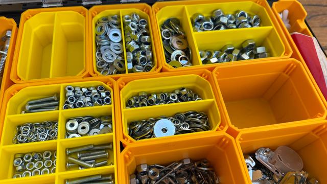 Dewalt TSTAK organiser inserts (should fit some other Stanley / Black & Decker products) 3D model thumbnail