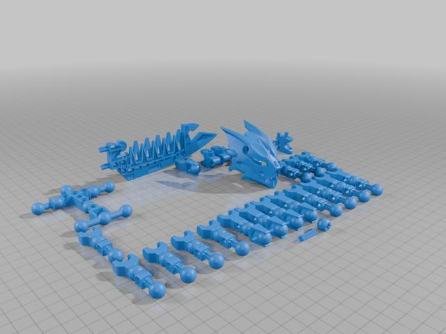 godzilla 3D model thumbnail