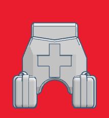 Dummy 13 - Armor, outer chest - Tactical Medic Plate with Pouch. 3D model thumbnail