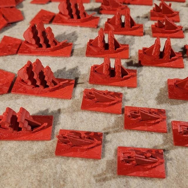 Human Fantasy Fleet 3D model thumbnail