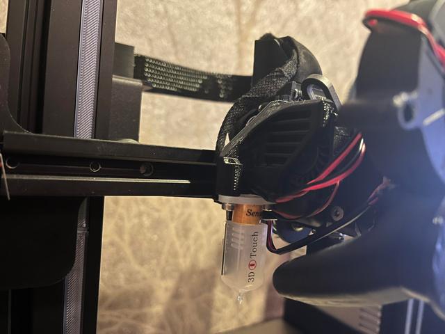 Sprite Probe Zero Y-Offset mount with spacer for extended hotends 3D model thumbnail