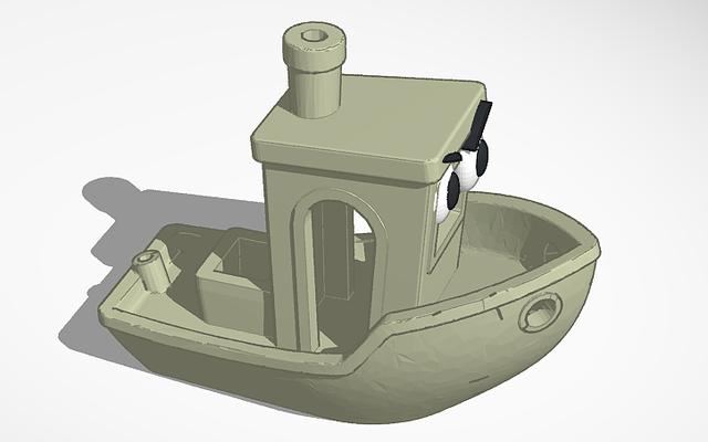 BENCHY WITH EYES 3D model thumbnail