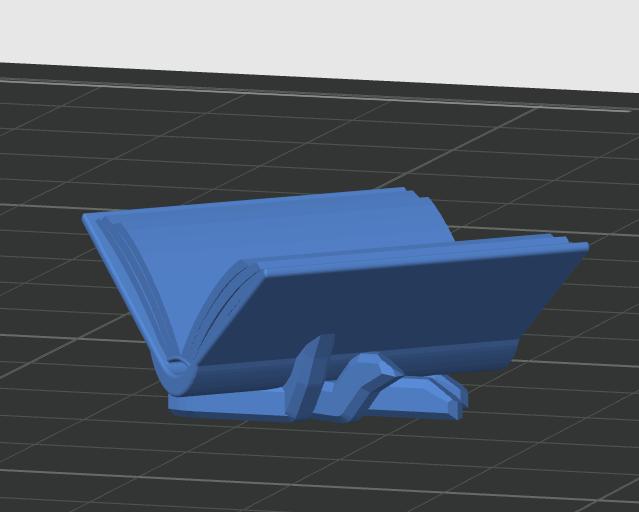 Book hand for dummy 13 3D model thumbnail
