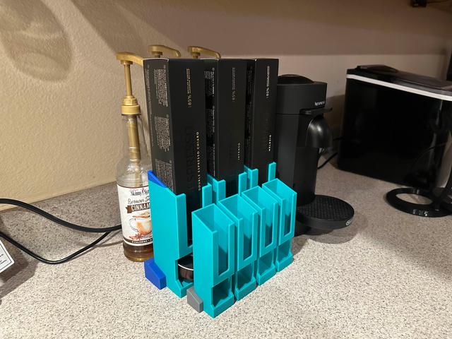 Bigger Nespresso Capsules Vertuo Dispenser 3D model thumbnail