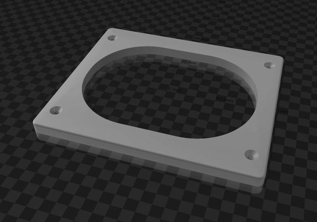 Adam Hall SM707 Frässchablone 3D model thumbnail