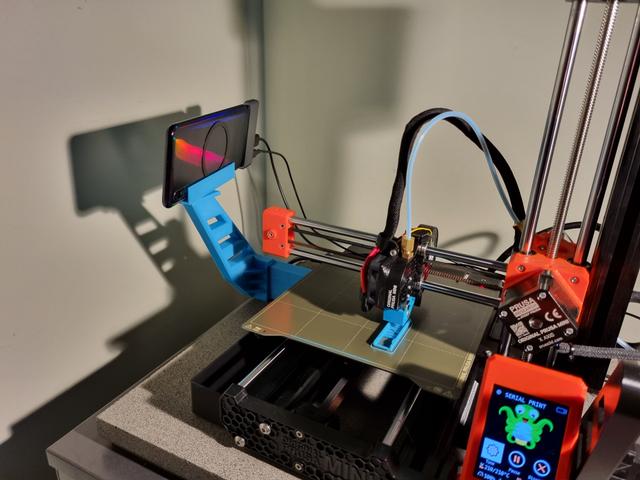 Prusa Mini Phone / Camera Mount 3D model thumbnail
