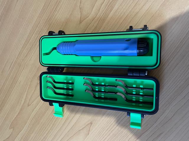 Deburring Tool Case Insert 3D model thumbnail