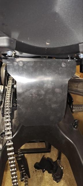 CFMOTO 800 MT-X Read Shock Mud Cover 3D model thumbnail