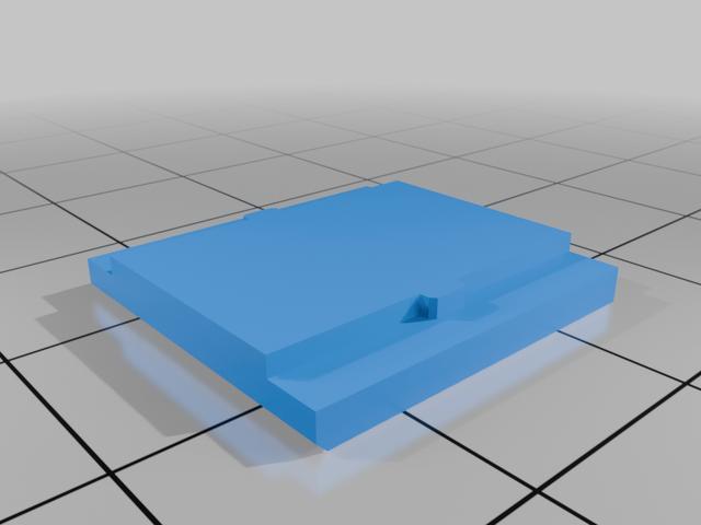 Mini DVR Hot Shoe Mount 3D model thumbnail
