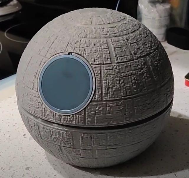 DeathStar Magsafe charger stand 3D model thumbnail