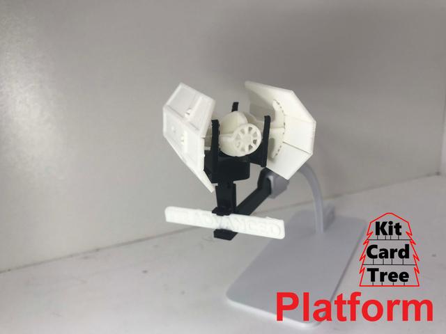 Kit Card Tree platform for TIE by Nakozen 3D model thumbnail