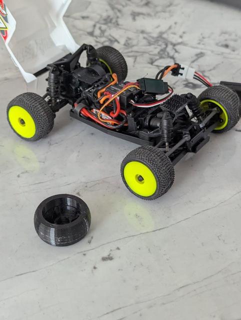 Drift Tires for Losi Micro-T  3D model thumbnail