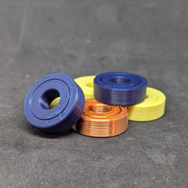 Print In Place Bearings with Tolerance Calibration 3D model thumbnail
