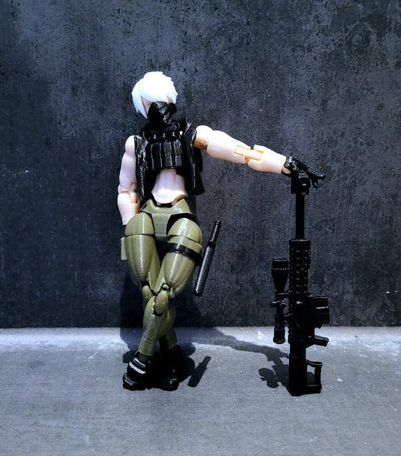 Dummy 13 Mercenary Team - The Sniper 3D model thumbnail