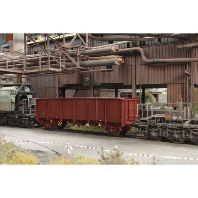 H0 scale NMBS SNCB torpedo spacer car Es type 1215A7 3D model thumbnail
