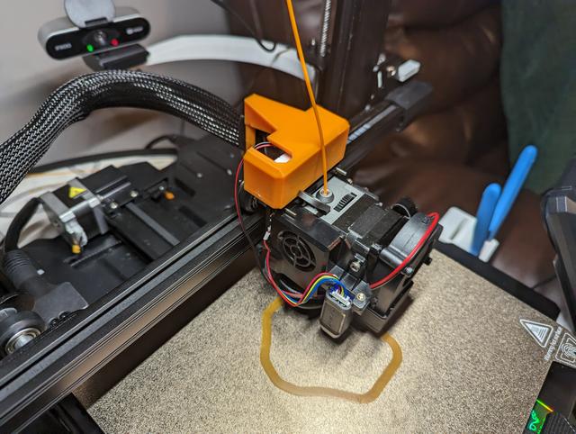 NBR Modder Board Front Cover with Vertical Cable Guide/Holder/Stress Relief for Ender 3 S1 Pro 3D model thumbnail