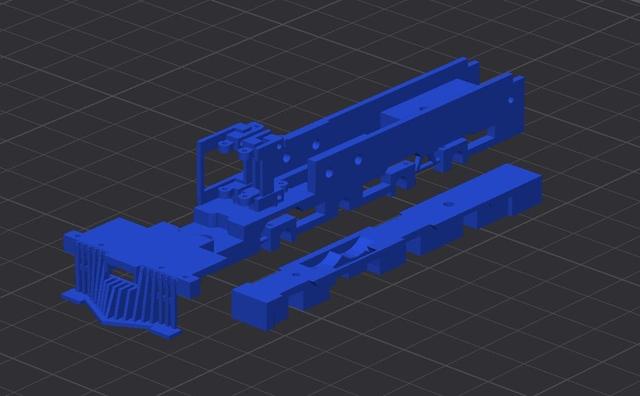 MDC 2-8-0 Frame Parts HO scale 3D model thumbnail