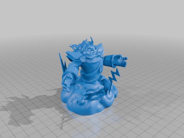 lightning rod (skylanders custom) 3D model thumbnail