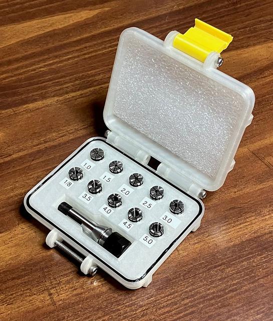Rugged box for ER8 collet set 3D model thumbnail