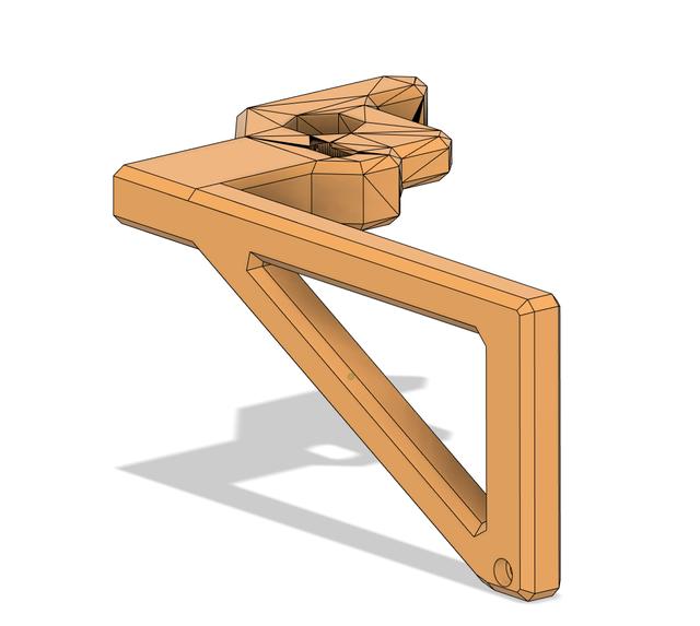MK4 Raspberry Pi Camera Z-top mount 3D model thumbnail