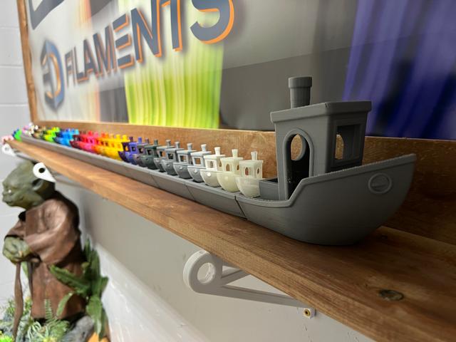 Benchy Hauler Display 3D model thumbnail