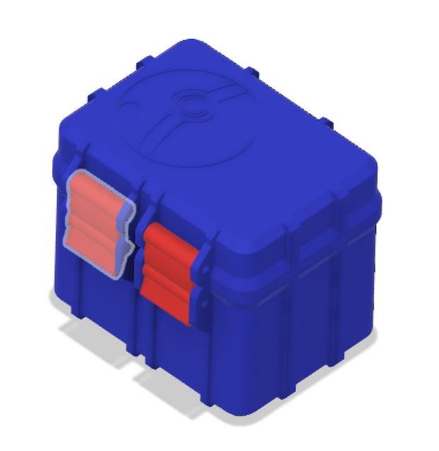 Pokemon Deck Box 3D model thumbnail