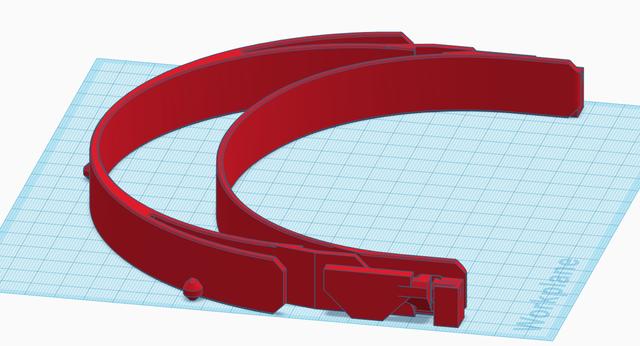 Flip Up hack of R3 USA Version 3D model thumbnail