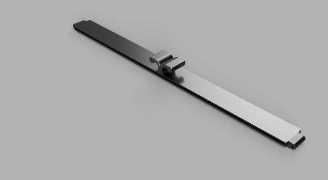 Long top hinges with handles for Prusa Enclosure 3D model thumbnail