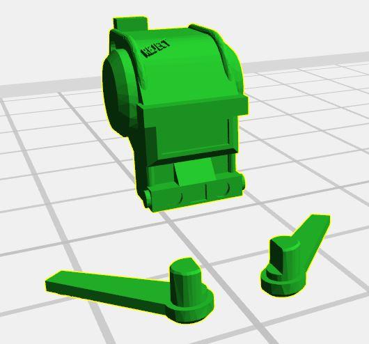 Chappie Head for Dummy13 3D model thumbnail