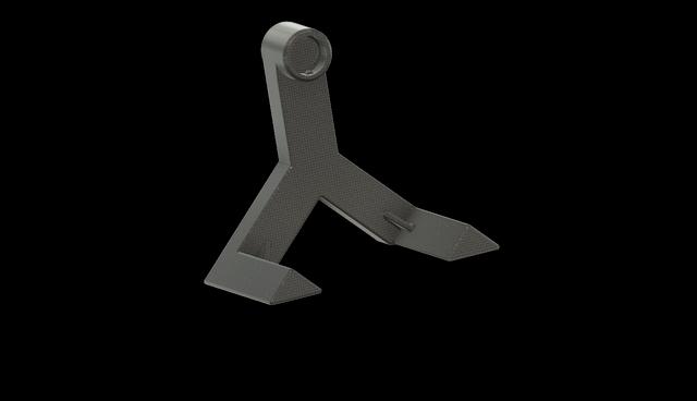 creality k1 spool holder stand 3D model thumbnail