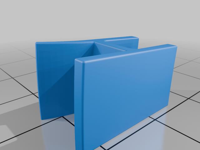 FLSUN QQS Pro Magnetic bed clamp 3D model thumbnail