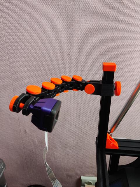 2020 Extrusion Adapter for "Articulating Raspberry Pi Cam Mount" 3D model thumbnail
