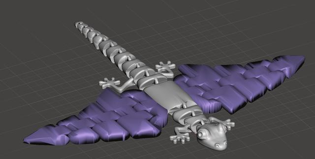 Gecko Manta 3D model thumbnail