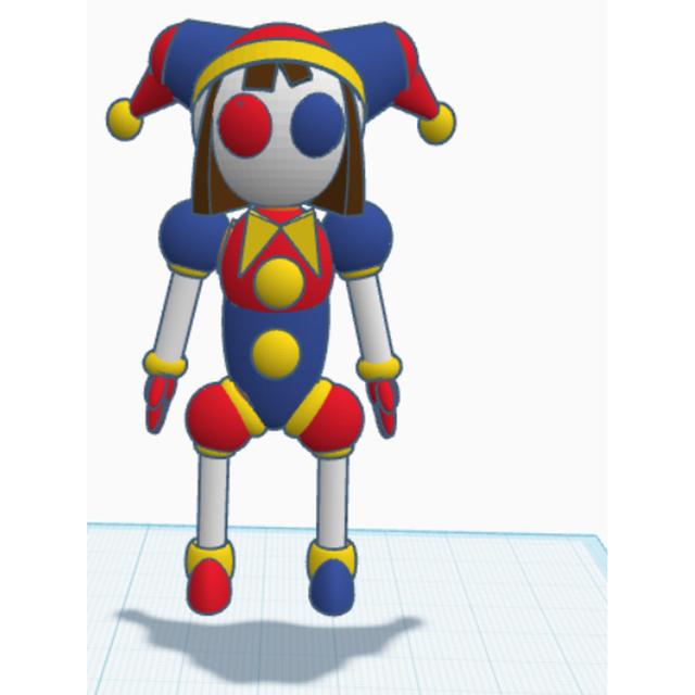 POMNI Action Figure/ Statue 3D model thumbnail