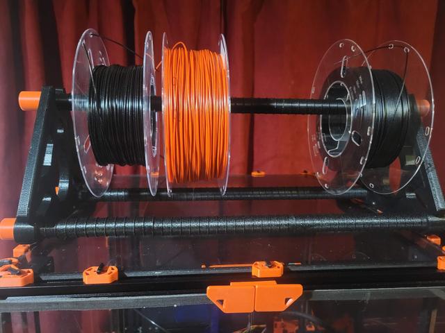 K2 Spool Holder - Printer Top Mounting 3D model thumbnail