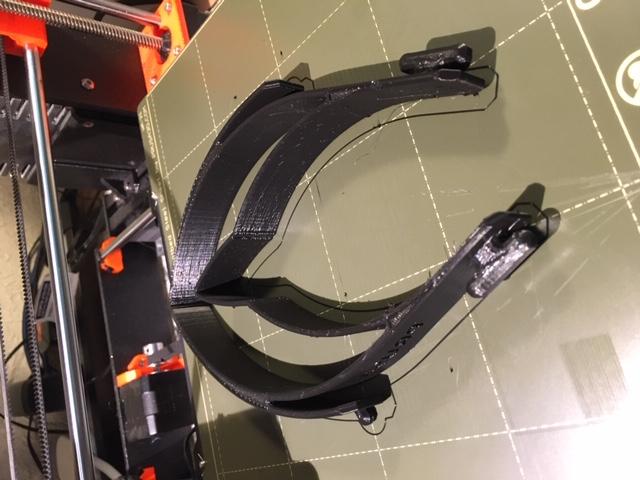 Prusa Mk3 shield, hinged version 3D model thumbnail