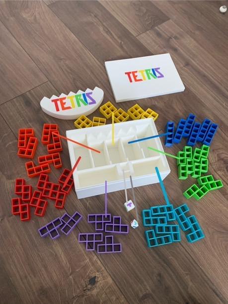 Balance Tetris Box for 6 AND 7 pieces 3D model thumbnail