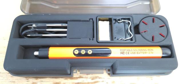 USB/Battery Powered Soldering Iron - Upgraded Case Inlet - TK-USB-DS 3D model thumbnail