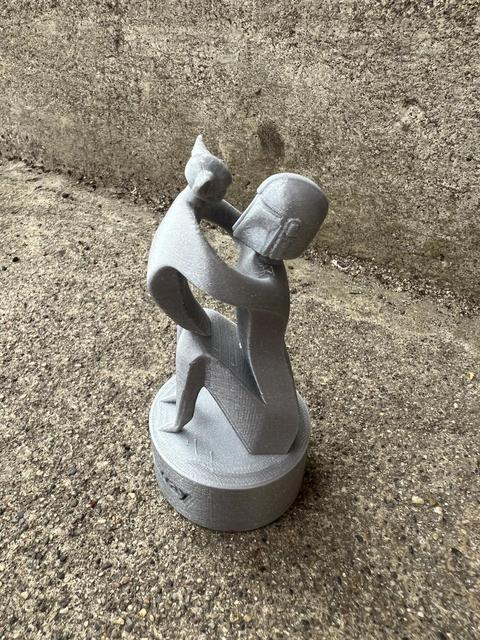Mandalorian Mother's Day 3D model thumbnail