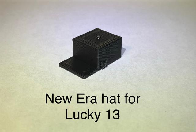 New Era Hat (for Lucky 13) 3D model thumbnail