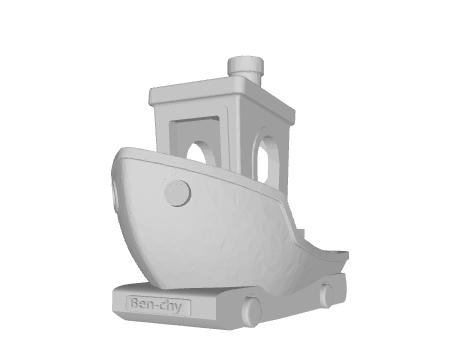 Benchy Boat-Car 3D model thumbnail