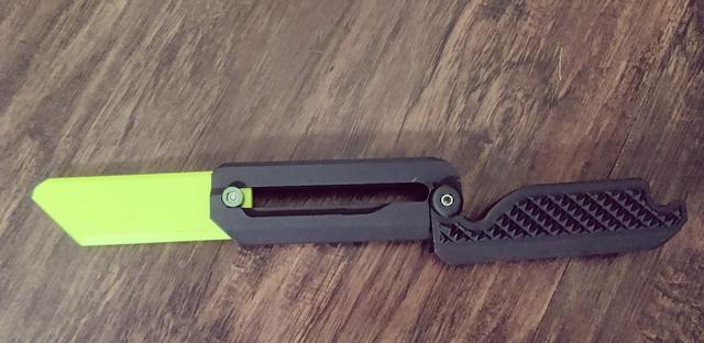 TikTok Gravity Knife Fidget Toy - now with 180 deg swing 3D model thumbnail